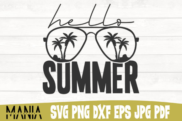 Download Hello Summer Svg Cut File Design - Premium Resources