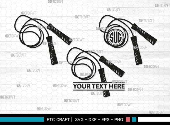 Download Skipping Rope Monogram, Jump Rope Svg - Premium Bundle