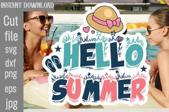 Download Hello Summer SVG Cut File - Hello summer svg cut file Collection