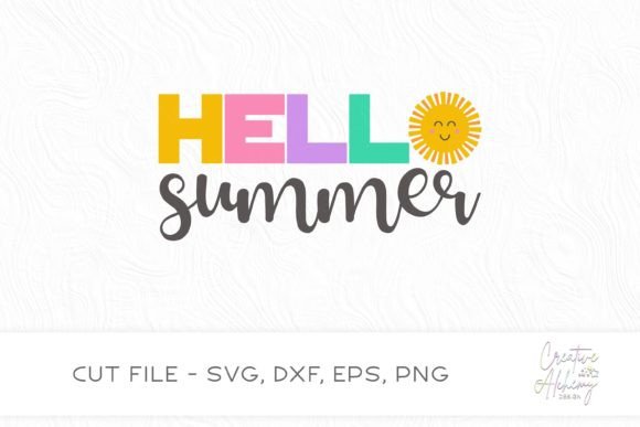 Download Hello Summer SVG Cut File - Hello summer svg cut file Collection