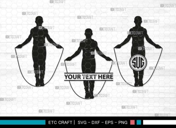 Download Jumping Rope Monogram, Skipping Rope Svg - Premium Resources