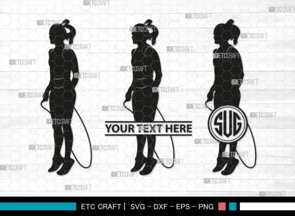 Download Jumping Rope Monogram, Skipping Rope Svg - Premium Resources