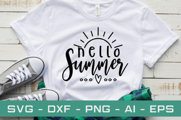 Download Hello Summer Svg Cut File - Premium Resources