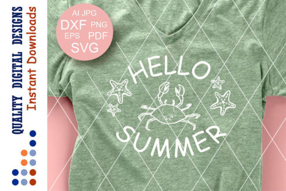 Download Hello Summer Svg Files Vacay Mode Сrab - Summer svg files Collection