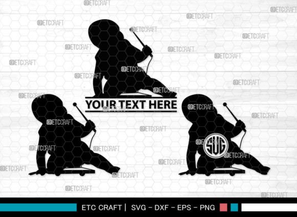 Download Baby Playing Monogram, Baby Playing SVG - Baby playing Collection